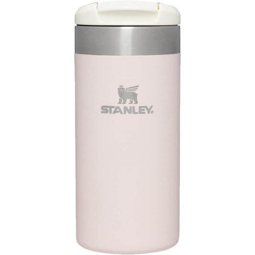 Stanley Aerolight Transit Thermal Mug 0.35 L - Keeps Hot for 4 Hours - Dishwasher Safe - Coffee Mug To Go Leak-Proof - Compatible with Standard Car Drink Holders - Thermos Flask - Rose
