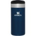 Stanley Aerolight Transit Thermal Mug, 0.35 L, Keeps Hot for 4 Hours, Dishwasher Safe, Coffee Mug To Go, Leak-Proof, Compatible with Standard Car Drink Holders, Thermos Flask, Blue