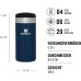 Stanley Aerolight Transit Thermal Mug, 0.35 L, Keeps Hot for 4 Hours, Dishwasher Safe, Coffee Mug To Go, Leak-Proof, Compatible with Standard Car Drink Holders, Thermos Flask, Blue