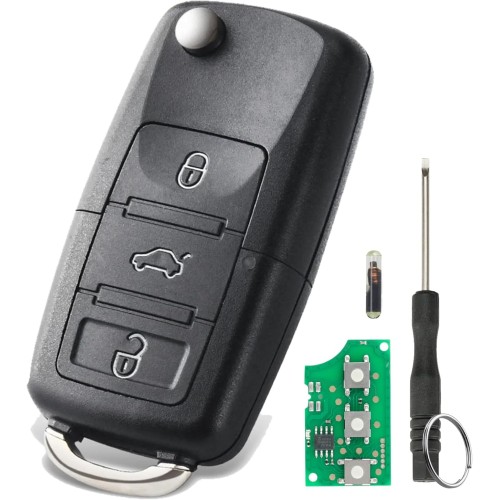 1K0959753G 3 Buttons For VW Golf Volkswagen VW Jetta Caddy Tiguan Eos Golf Plus Touran Seat Skoda Octavia Chip ID48
