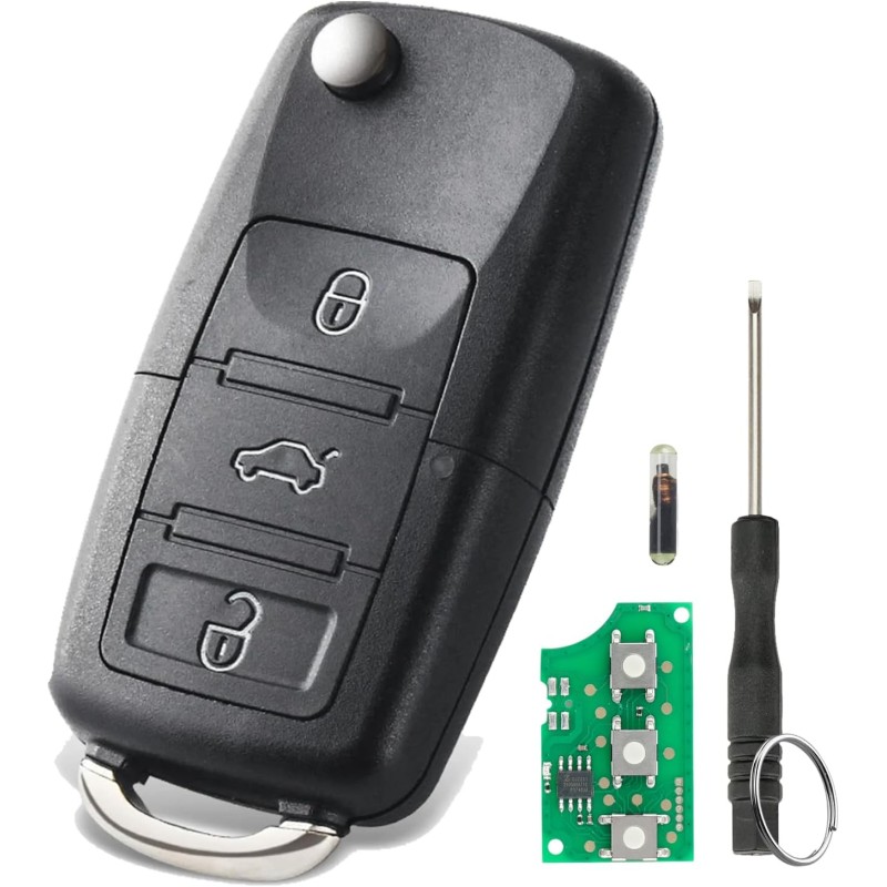 1K0959753G 3 Buttons For VW Golf Volkswagen VW Jetta Caddy Tiguan Eos Golf Plus Touran Seat Skoda Octavia Chip ID48