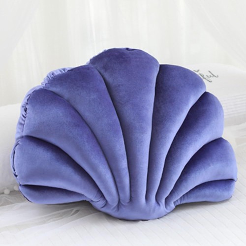 Shell Cushion Shell Shape, Cute Shell Cushion for Sofa Bed Couch Chair Home Living Room Bedroom Office Floor Cushion 13 x 10 Inch Purple