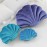 Shell Cushion Shell Shape, Cute Shell Cushion for Sofa Bed Couch Chair Home Living Room Bedroom Office Floor Cushion 13 x 10 Inch Purple