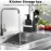 CAUTIOUS Soap Dispenser Black Washing Up Liquid Dispenser Kitchen Sink Organiser with Brush and Washing Sponge Soap Dispenser Sink