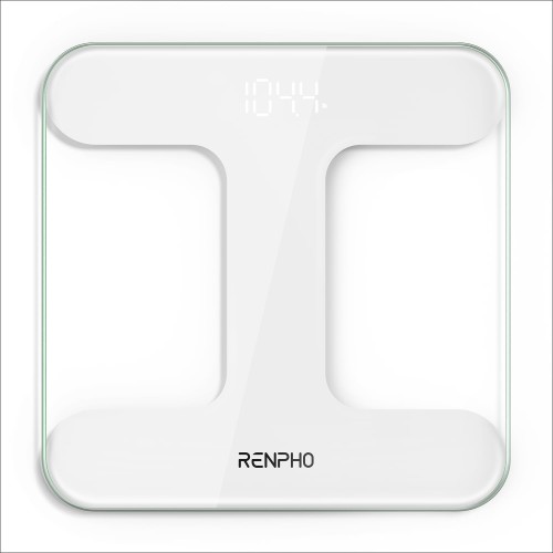 RENPHO Digital Personal Scales with Bright LED Display, Very Accurate to 0.1 Lb, Batteries Included, 400 lbs/180 kg Capacity, Core TS