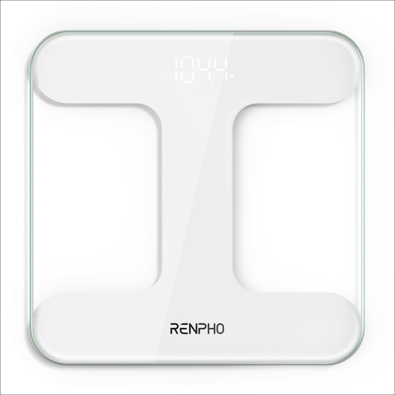 RENPHO Digital Personal Scales with Bright LED Display, Very Accurate to 0.1 Lb, Batteries Included, 400 lbs/180 kg Capacity, Core TS