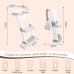 talifoca Children's Toilet Seat Toilet Trainer with Stairs, Upgraded Children's Toilet for Boys and Girls, 2-in-1 Children's Toilet Seat with Stairs, Splash and Non-Slip Running Board
