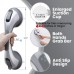 TAILI Grab Bars for Seniors, 31 cm, Shower Grab Bar, No Drilling, Max 109 kg, Removable Shower Handle with Suction Cup, Durable Bathtub Handle for Bathroom, Grab Bars for the Bathroom - Grey