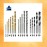 BOYMA -16 Piece Mixing Drill Set, 6 Cobalt Metal Bits, 5 Wall Bits, Concrete Drill, 5 Wood Drill Combination Bit Set, Assorted Stones