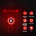 EBUYFIRE Rear Running Light, USB Rechargeable & Waterproof Rear Light, 5-6 Lighting Modes for Road and Mountain Bike