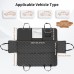 KYG Dog Blanket Car Rear Seat Cover Dog Back Seat Side Protection and Viewing Window Waterproof Non-Slip Dog Car Blanket for Back Seat 135 x 140 cm