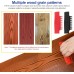 Faankiton 8 Pieces Wood Grain Painting Tool Set and 3 Pieces Paint Brushes, Rubber Wood Grain Tool, Wood Grain Painting Pattern Tool, Wood Grain for DIY Wall Room Decoration