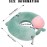 Apricitie Children's Neck Pillow, Adult Neck Pillow for Travel, 33 x 30 cm, Memory Foam Travel Pillow, Animal Travel Pillow, Aeroplane, Children's Neck Pillow, U-Shaped Neck Support Pillow (Green)