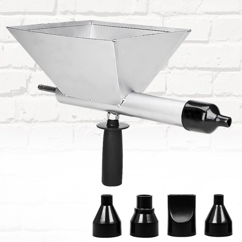 Electric Mortar Sprayer, Steel Alloy Mortar Press with 4 Nozzles, Portable Electric Mortar Grout Gun for Doors and Windows, Masonry, Floor Grouting