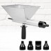 Electric Mortar Sprayer, Steel Alloy Mortar Press with 4 Nozzles, Portable Electric Mortar Grout Gun for Doors and Windows, Masonry, Floor Grouting