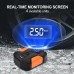 Compressor 12 V, Portable Air Compressor Car Tyre Pump with 3 Nozzle Adapters and Digital LED Lights for Car Tyres and Other Inflatable Products