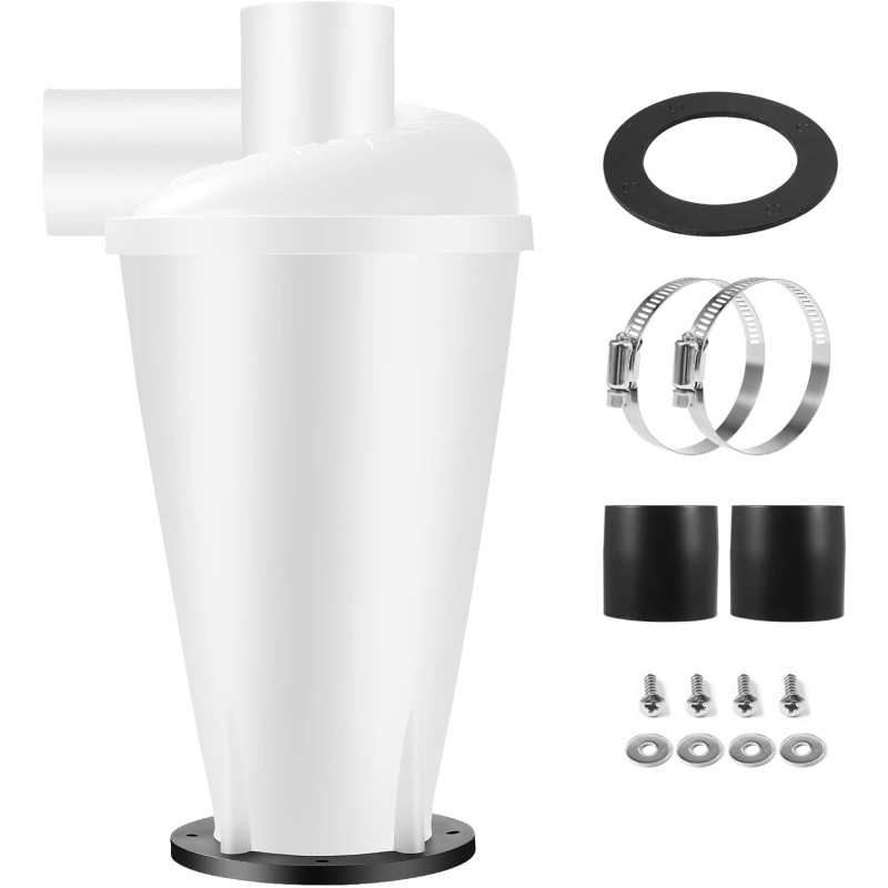 Cyclone Dust Extraction Filter Cyclone Dust Extractor Cyclone Filter Separator Can Be Used in Homes and Factories for Efficient Handling of Dust, Sawdust etc. Design with Accessories