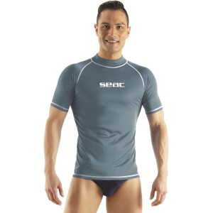 SEAC Women's T-Sun Short Man Rash Guard Shirt