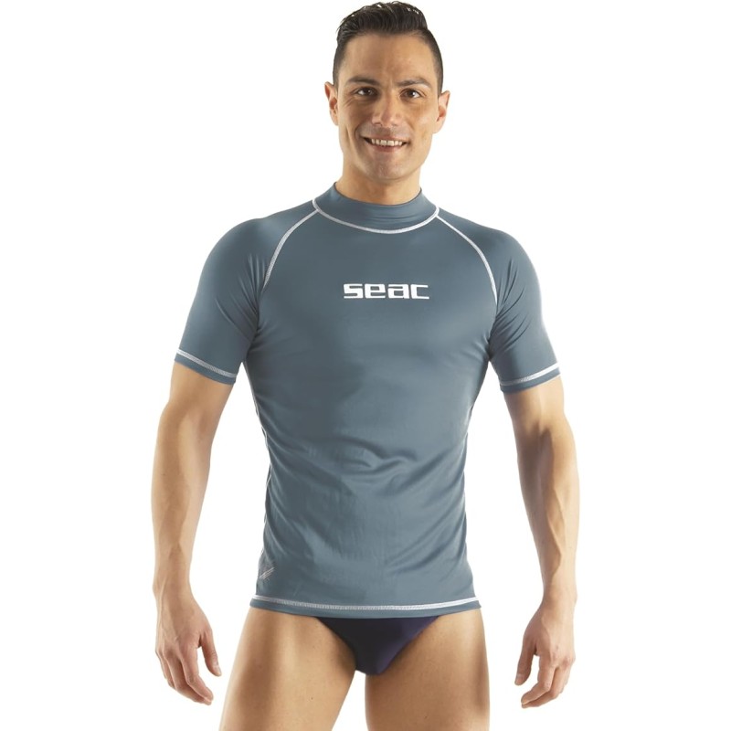SEAC Women's T-Sun Short Man Rash Guard Shirt