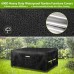 VDISRR Garden Furniture Cover, 280 x 210 x 74 cm, Winterproof and Waterproof Protective Cover for Garden Furniture with Ventilation Window, Robust 600D Oxford Tarpaulin, Perfect Protection for Garden