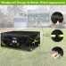 VDISRR Garden Furniture Cover, 280 x 210 x 74 cm, Winterproof and Waterproof Protective Cover for Garden Furniture with Ventilation Window, Robust 600D Oxford Tarpaulin, Perfect Protection for Garden
