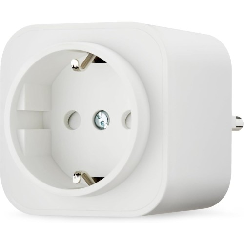 Amazon Basics 1 x Smart Wi-Fi Socket for EU Socket, Indoor Use Only Compatible with Alexa, White