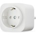 Amazon Basics 1 x интелигентен Wi-Fi контакт за контакти в ЕС, само за вътрешна употреба, съвместим с Alexa, бял