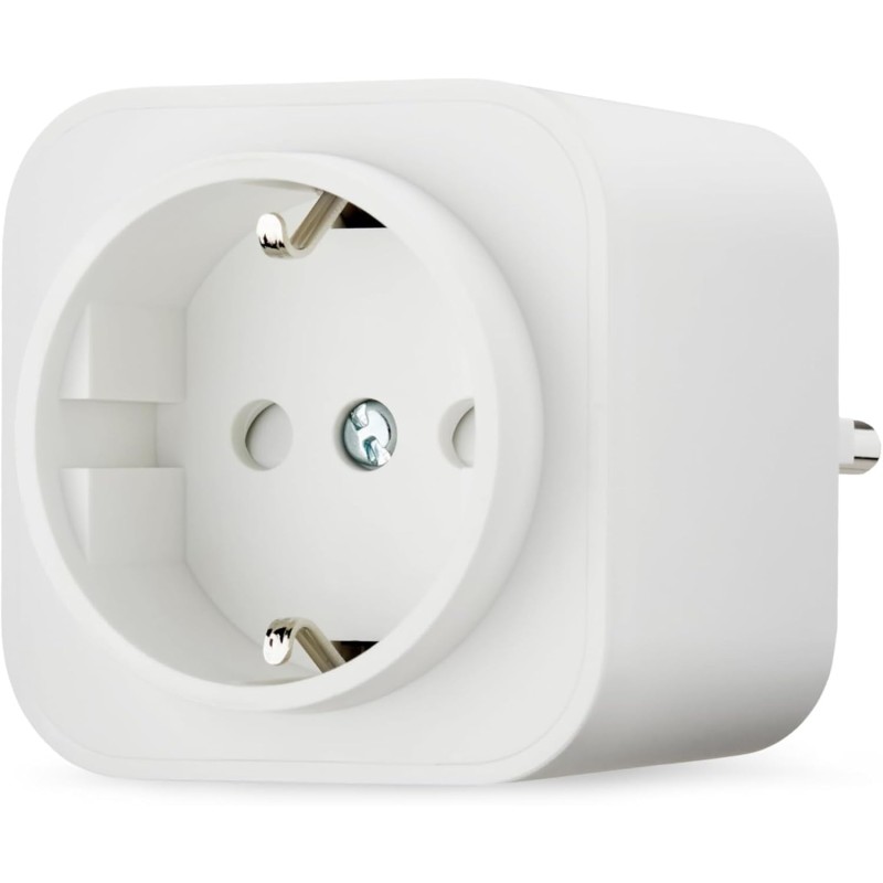 Amazon Basics 1 x Smart Wi-Fi Socket for EU Socket, Indoor Use Only Compatible with Alexa, White