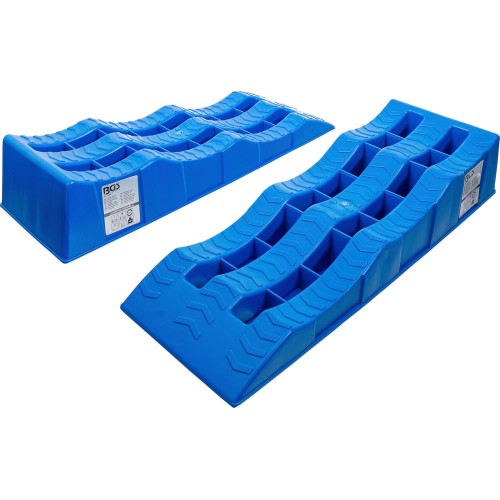 BGS 74402 | Ramp Set | Plastic | with 3 Driveway Heights | 2 Pieces