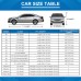 Sailnovo 10-Layer Car Cover Waterproof Full Garage Car Cover for Rain Sun Dust Protection UV Protection Outdoor Full Car Cover for Saloon Car Cover 470 x 178 x 150 cm (Length 452 to 470 cm)