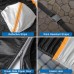 Sailnovo 10-Layer Car Cover Waterproof Full Garage Car Cover for Rain Sun Dust Protection UV Protection Outdoor Full Car Cover for Saloon Car Cover 470 x 178 x 150 cm (Length 452 to 470 cm)