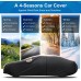 Sailnovo 10-Layer Car Cover Waterproof Full Garage Car Cover for Rain Sun Dust Protection UV Protection Outdoor Full Car Cover for Saloon Car Cover 470 x 178 x 150 cm (Length 452 to 470 cm)
