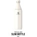 Stanley All Day Slim Stainless Steel Water Bottle 0.6 L - Thermos Flask Cools 6 Hours - 11 Hours Ice-Cooled - BPA-Free - Leak-Proof Water Bottle - Dishwasher Safe - Cream
