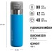 Stanley Quick Flip Water Bottle, Stainless Steel, 0.71 L, Keeps Drinks Cold for 12+ Hours, BPA-Free, Dishwasher-Safe, Push Button Lid, Leak-Proof Thermos Flask, Azure