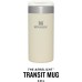 Stanley Aerolight Transit Thermal Mug 0.35 L - Keeps Hot for 4 Hours - Dishwasher Safe - Coffee Mug To Go Leak-Proof - Compatible with Standard Car Drink Holders - Thermos Flask - Cream