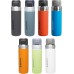 Stanley Quick Flip Water Bottle, Stainless Steel, 1.06 L, Keeps Drinks Cold for 18+ Hours, BPA-Free, Dishwasher-Safe, Push Button Lid, Leak-Proof Thermos Flask, Tigerlily Plum