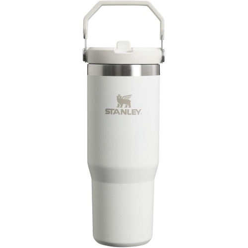 Stanley Iceflow Flip Stråvattenflaska med halm 0.89L - håller kallt i 12+ Timmar - läcktät - rostfritt stål vattenflaska - BPA-Fri resemugg - lätt att bära - Diskmaskin säkra - azurblå