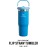 Stanley Flip Straw Tumbler 1.0 Water Bottle with Straw 0.89 L - Thermos Bottle Keeps Cold for 12+ Hours - Dishwasher Safe - Sports Bottle - Water Bottle BPA Free - Azure