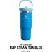 Stanley Flip Straw Tumbler 1.0 Water Bottle with Straw 0.89 L - Thermos Bottle Keeps Cold for 12+ Hours - Dishwasher Safe - Sports Bottle - Water Bottle BPA Free - Azure