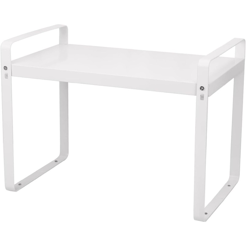 HUIJIN Expandable Shelves for Household, Storage Racks, Desk Spice Racks, Pot Racks, Corner Cabinet Storage Shelves (L 13.98 x W 8.66 x H 10.24 inches)