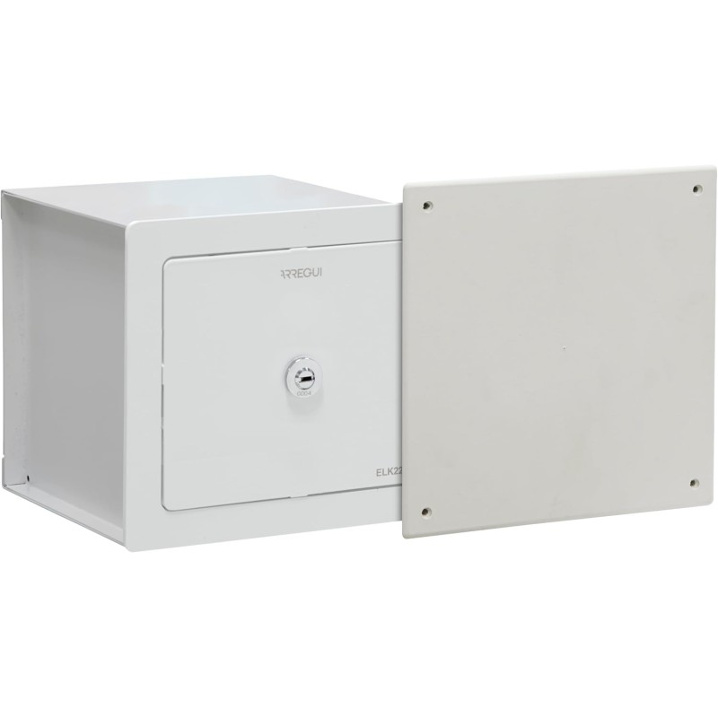 ARREGUI Elek 22500W-S1 Junction Box Lid Safe | Disguised Safe | Hidden Safe for Home with Junction Box Lid Front | Invisible Wall Safe | Secret Safe | 20 x 20 x 21 cm | 5 L