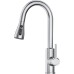 SREWOHS PRO Kitchen Sink Tap with Extendible Shower - High Pressure Kitchen Tap Mixer Tap 360° Rotation, Stainless Steel Flexible Sink Tap for Kitchen, 1 Hole Tap with 4 Spray Functions