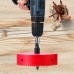 Hole Saw 100 mm, HSS M42 Bi-Metal High-Speed Steel Hole Drill Bit for Wood, Plastic, Drywall and Drywall, Red