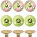 CEEYSEE Pack of 10 Flange Nuts M6 x 37 x 2.5 mm Brad Hole T-Nut Flange with Round Base Internal Thread Screw-in Nut 3-Hole T-Nut for Strengthening and Connection of Holzbe (M6/FLZ-LM)