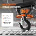 VEVOR 3 in 1 Electric Winch 498.95 kg Load Capacity Rope Hoist Lifting Speed ≥4 m/min Motor Winch 7 m Lifting Height Cable Hoist 1500 W Cable Hoist 3 Control Modes Manual/Wired/Wireless