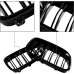 Hengjiayao E92 E93 Radiator Grille for BMW 3 Series E92 E93 Kidney Black Facelift Kidney Coupe E92 E93 M3 Double Bar Gloss Black 3 Series Grill 2006-2009 Front Radiator Grill (for 3 Series E92