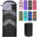 Zusentee Sleeping Bag 3-4 Seasons for Outdoor Camping Warm Single Adults Waterproof Lightweight Ultralight Sleeping Bag for Adults Children Camping Hiking Travel