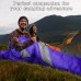 Zusentee Sleeping Bag 3-4 Seasons for Outdoor Camping Warm Single Adults Waterproof Lightweight Ultralight Sleeping Bag for Adults Children Camping Hiking Travel