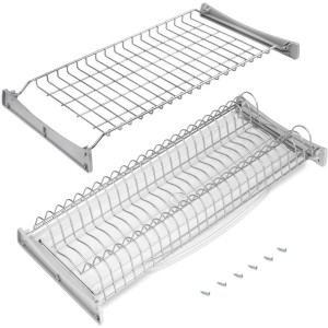 Emuca - Suprastar Dish Drainer for High Modules, 600 mm, Metallic Grey, Steel