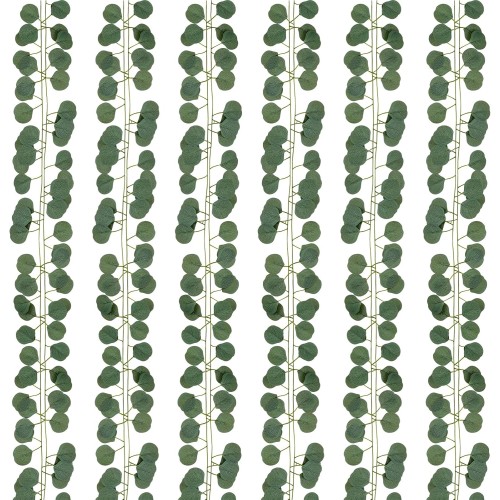 KALIONE Pack of 6 Eucalyptus Garland, Artificial Hanging Plants, Green Eucalyptus Leaves, Artificial Eucalyptus Leaves, Hanging Decoration for Wedding, Table Decoration, Home, Bathroom, Party